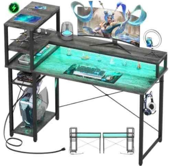 iSunirm Store 4.8 4.8 out of 5 stars 24 47" Gaming Desk with Storage