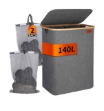 140L Double Laundry Hamper