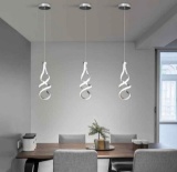 Gdrasuya10 Set of 3 Spiral Pendant Light