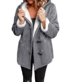 4XL Women Woolen Outwear Warm Fall Winter