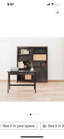 paulo wood writing desk