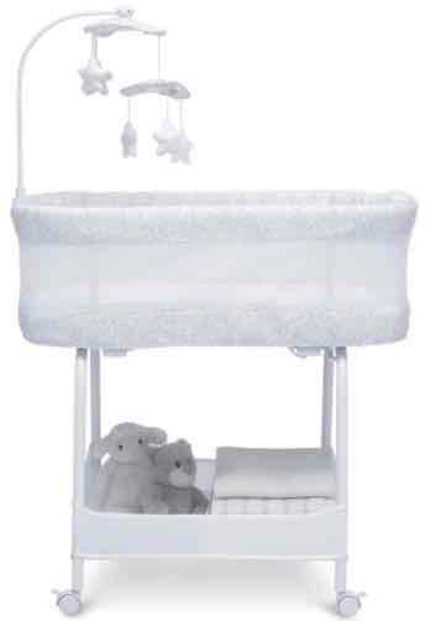 Delta bassinet green and white hotsell