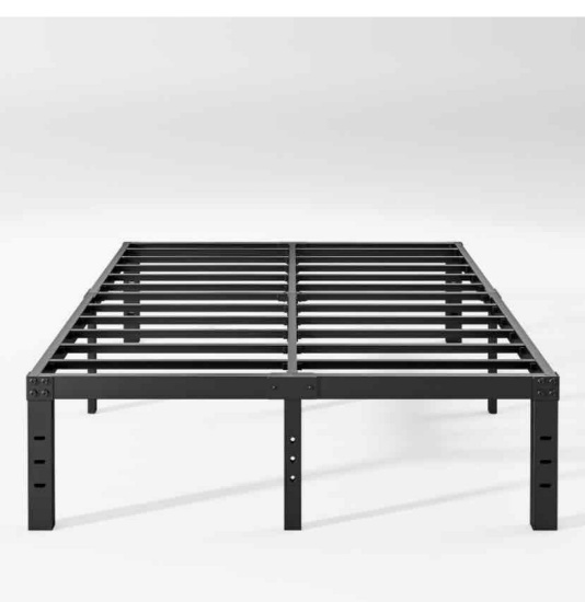 14 Inch King Bed Frame No Box Spring Needed, Metal Platform King Size Bed Frame, Heavy Duty, Easy