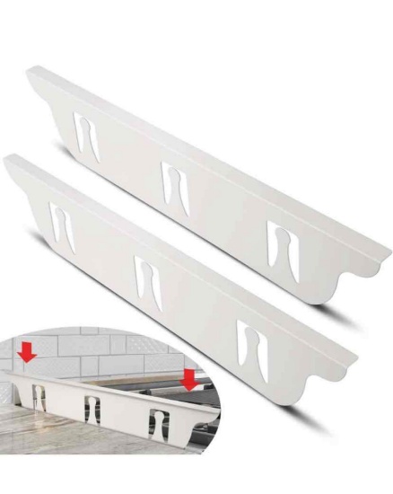 Stove Gap Covers Stainless Steel with White Coated, Stove Gap Filler | Heat Resistant & Easy to