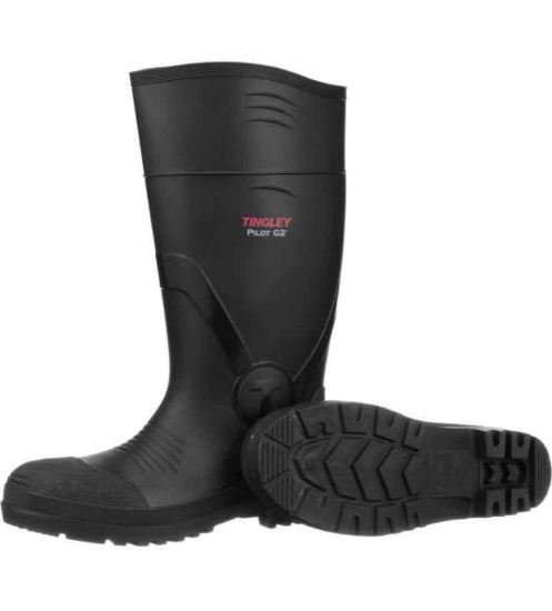 TINGLEY Unisex-Adult Plain Toe Rain Boot (size:12)
