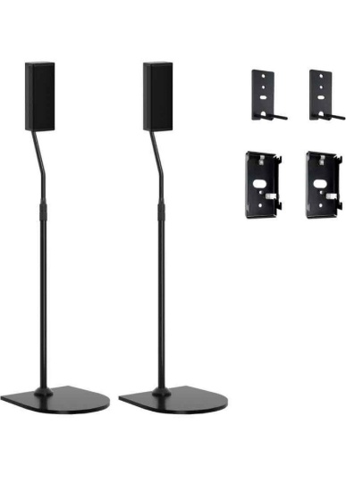 Height Adjustable UFS-20 Stand for Bose Speaker Stands wr Slideconnect Bracket, for Bose Surround