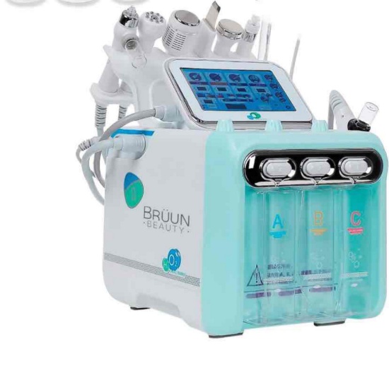 BRUUN Hydrogen-Oxygen Facial Machine ? A 7 in 1 Multifunctional Hydra Face Care Device for Skin