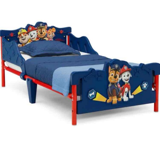 Delta Children - PAW Patrol 3D Toddler Bed, Blue
