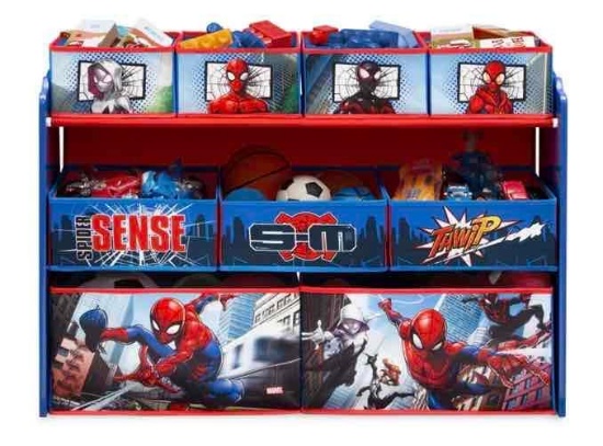 Delta Children Spider-Man Multi-Bin Toy Organizer