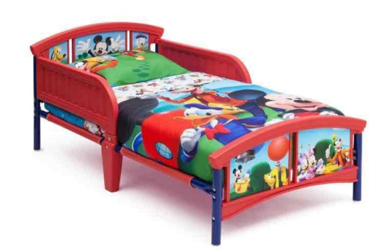 Delta Children Mickey Mouse Plastic Toddler Bed