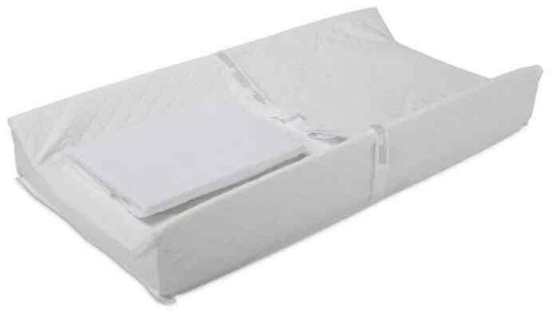 Simmons Kids ComforPedic from Beautyrest Contoured Changing Pad with Plush Cover