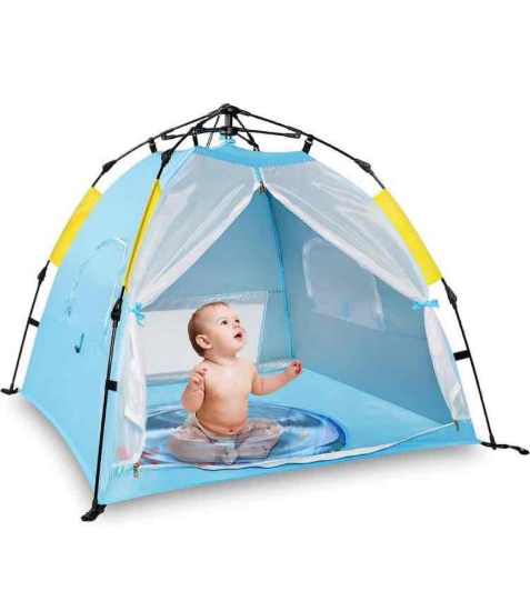 Kidoodler Baby Beach Tent with Pool, UPF50+ UV Protection Sun Shelter Canopy