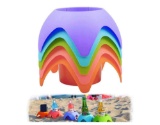 Beach Cup Holders Beach Trip Must Haves (Multicolor, 5 Pack)