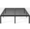 Metal Bed Frame-Simple and Atmospheric Platform, Storage Space Under The Heavy Duty Frame Bed