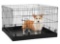 PJYuCien Foldable Exercise Metal Pet Playpen with Door and Bottom Pad