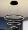 Viruhaka Dimmable 3 Ring Pendant Light Dining Room