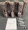 Tommy Bahama 6 Pack LED Solar Bollard Lights