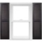 Polaris Homeside Open Louver Vinyl Shutters (1 Pair) 14-1/2in. x 63in