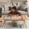 Puzzle Table with Legs and Protective Cover 34? X 26.3?