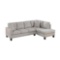 Living Room Velvet Couch 2pc Sectional Sofa Set