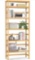 Homykic Bookshelf, 6-Tier Bamboo Adjustable