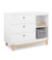 Delta Children Poppy 3 Drawer Dresser with Cubbies and Interlocking Drawers