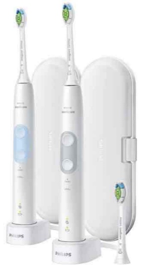 Philips Sonicare Optimal Clean Rechargeable Electric Toothbrush 2-pack