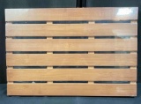 Bamboo Wooden Bath Floor Mat for Luxury Shower