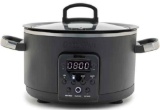 GreenPan Bistro Noir 4QT Electric Slow Cooker with Lid