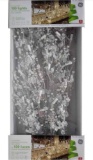 GE ConstantON 100 Clear Lights Glitter Gem Garland 9 ft Clear/White Wire