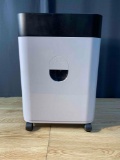 HP - Paper Shredder Micro Cut, 80-Sheet Auto Feed, Shreds Credit Cards & Staples