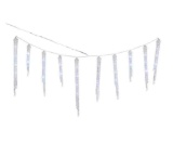 National Tree Company Christmas Crystal Icicles with Cool White LED
