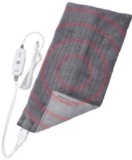 Sharper Image Calming Heat Massaging Weighted Heating Pad