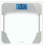 TAYLOR GLASS DIGITAL SCALE WITH WEIGHT TRACKING