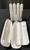 4 Pack of Toothbrushes Philips Sonicare