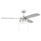 Satin Nickel 3 Blade Ceiling Fan