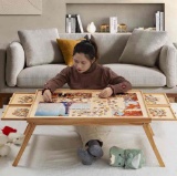 Puzzle Table with Legs and Protective Cover 34? X 26.3?
