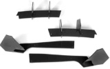 Ended For Mustang 2018-2021 Rear Bumper Lip Diffuser + Side Valance Panel Gloss Black