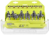 Shank 15PC Router Bit Set