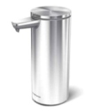(2) simplehuman 9 oz. Touch-Free Rechargeable Sensor Liquid Soap Pump Dispenser