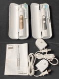 Philips Perfect Clean Sonicare 2 Pack Electric Toothbrushes