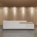 Leesport Rectangle Laminate Reception Desk