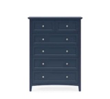 Modus Bedroom Grace Five Drawer Chest In Blueberry