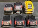 Lot of Batteries (5 Milwaukee and 1 DeWalt)