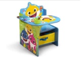 Delta Children Baby Shark Chair Desk with Storage Bin