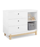 Delta Children Poppy 3 Drawer Dresser with Cubbies and Interlocking Drawers