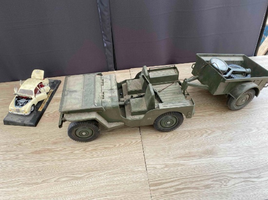 Army Jeep and Trailer