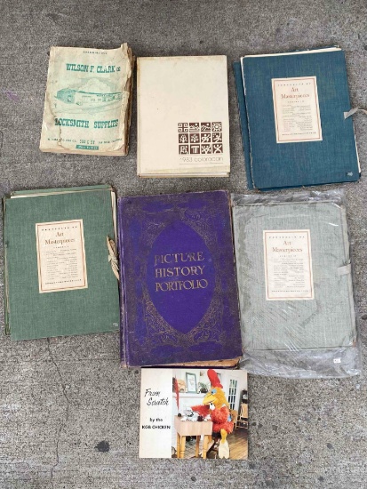 Vintage books and Art Masterpieces Books