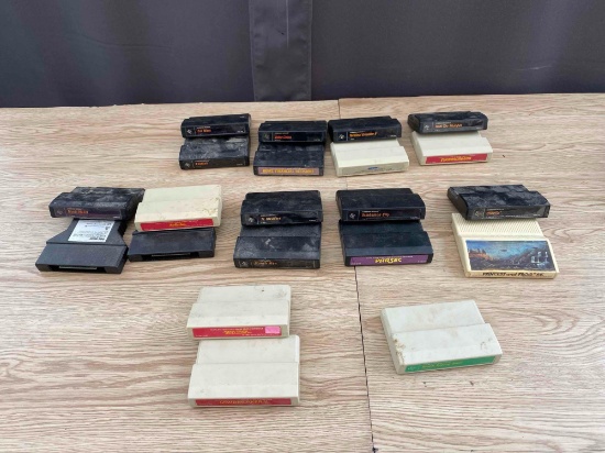 lot of old cassettes