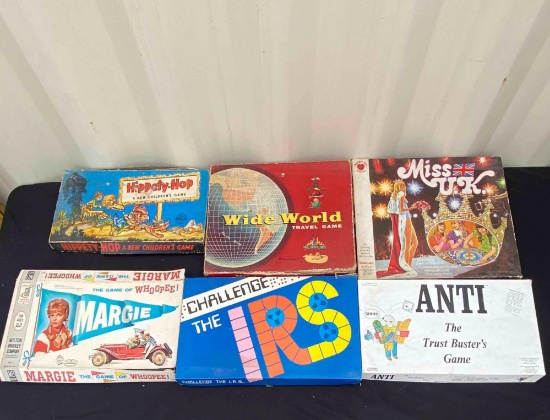 Lot Of Vintage Board Games
